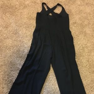 Worth by NY, black jumpsuit with cross back.